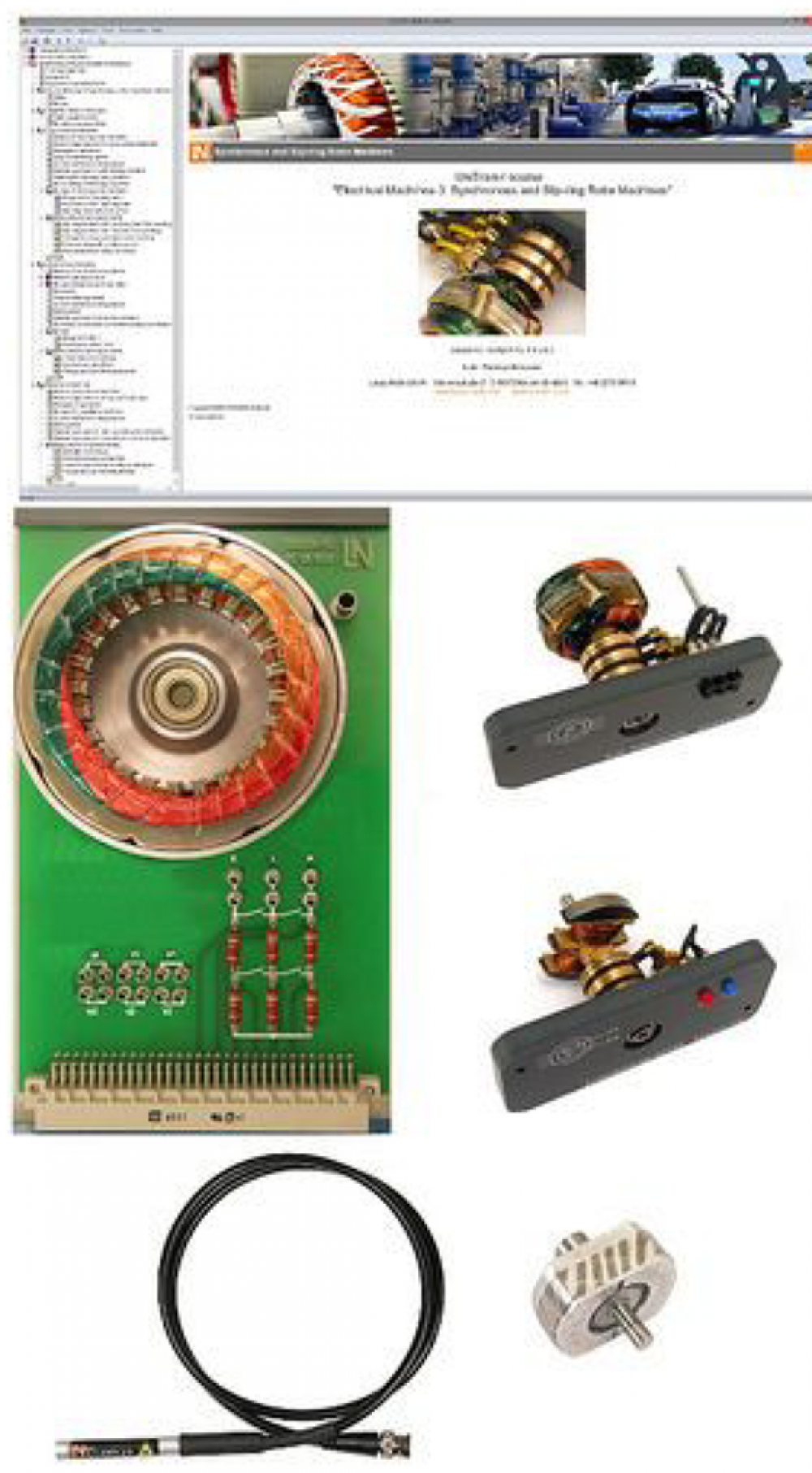 UniTrain Course - Electric Machines 3: Synchronous and slip-ring machines -  ADIA Inc.